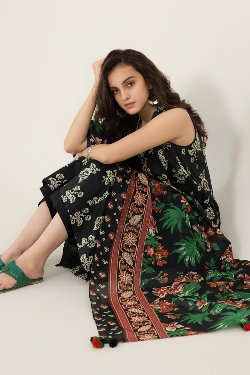 3 Piece - Printed Lawn Suit