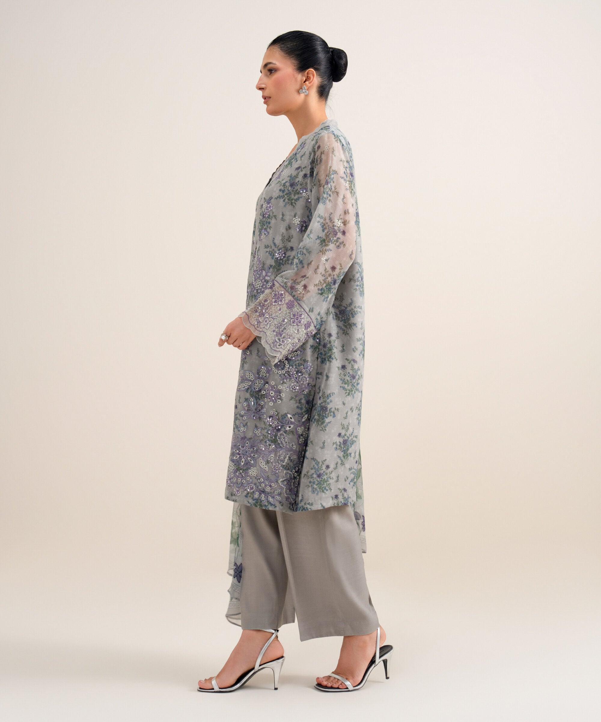 Unstitched 3 Pc Chiffon U3FELX25V105