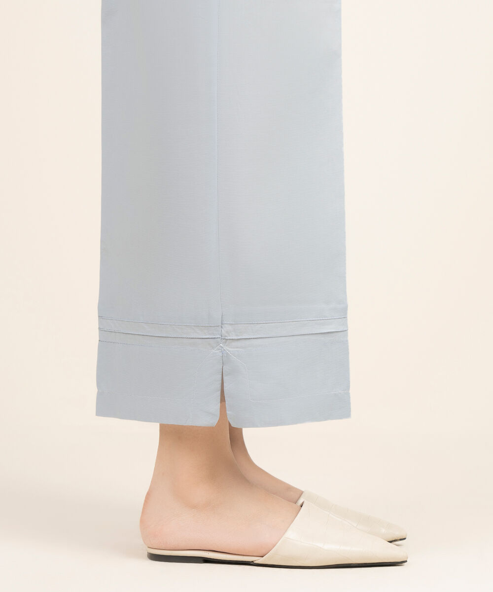 Women's RTW Cambric Solid Purple Culottes