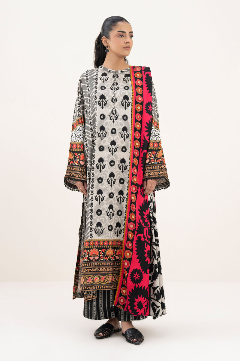 Printed Linen Dupatta