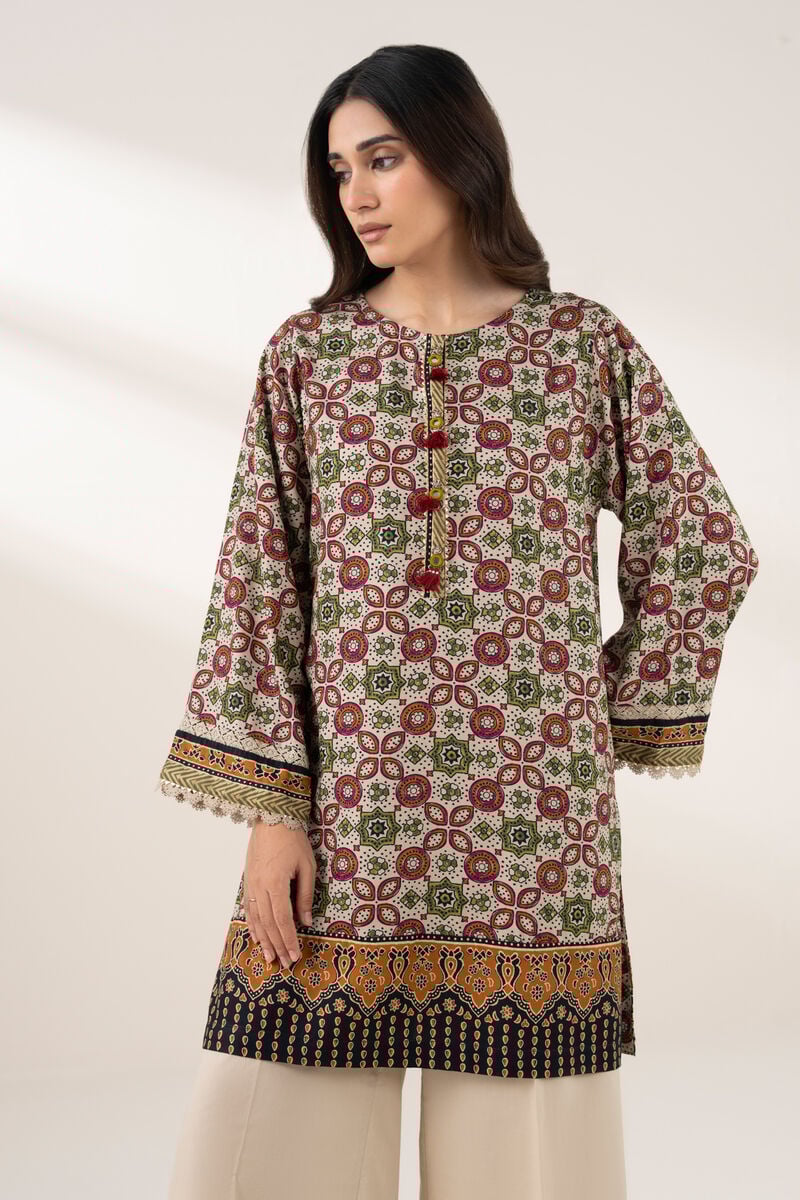 Printed Viscose Linen Shirt