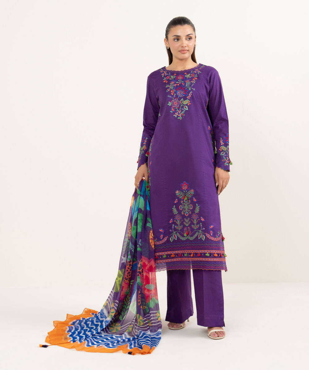 Unstitched 3 PC 0U3PESG25V59 Sapphire PK