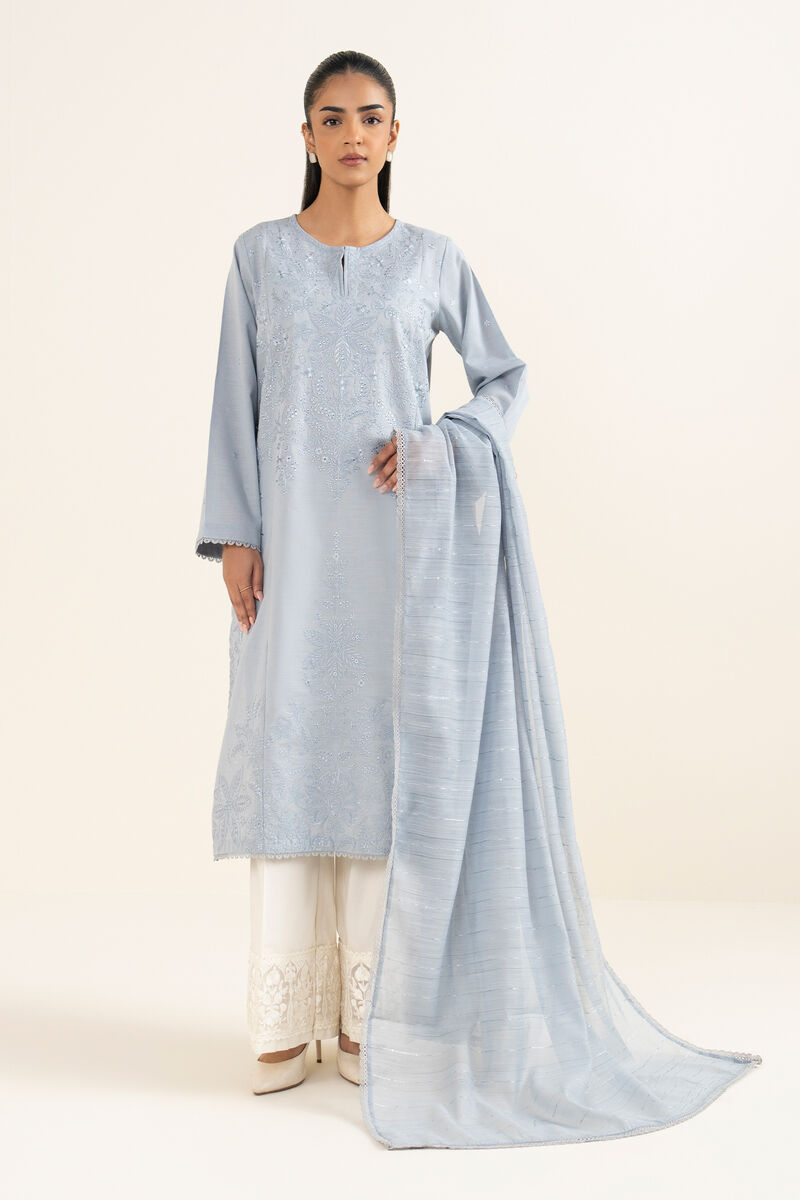 Solid Manaar Dupatta