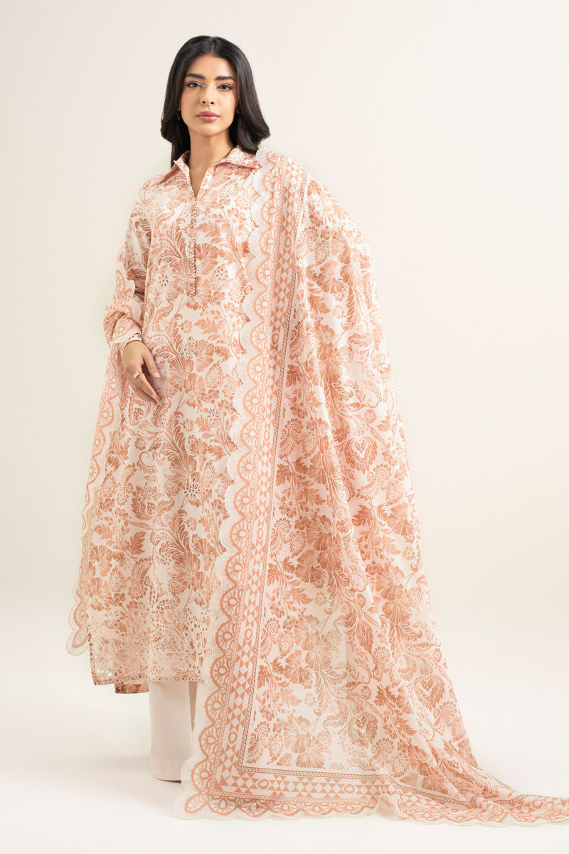 3 Piece - Embroidered Lawn Suit