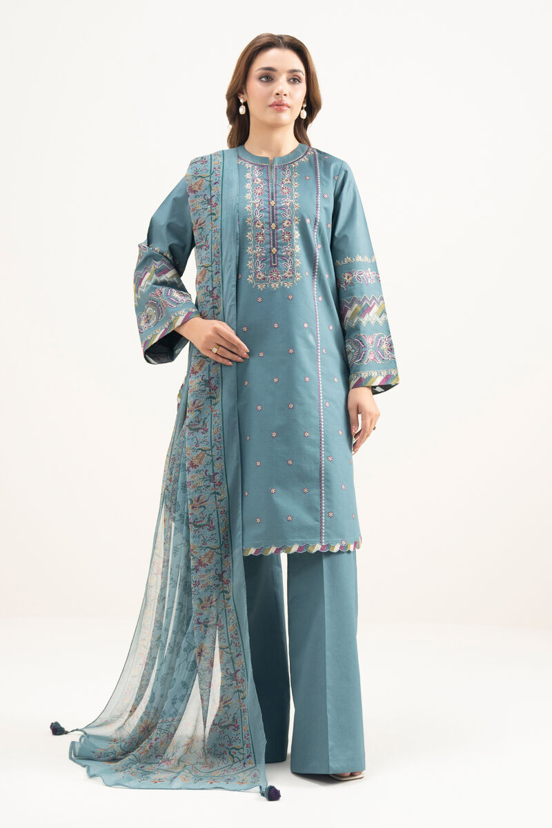 3 Piece - Embroidered Lawn Suit