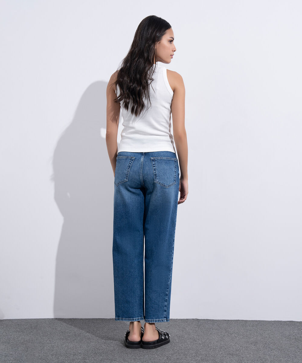 Women's Western Wear White Ribbed Vest