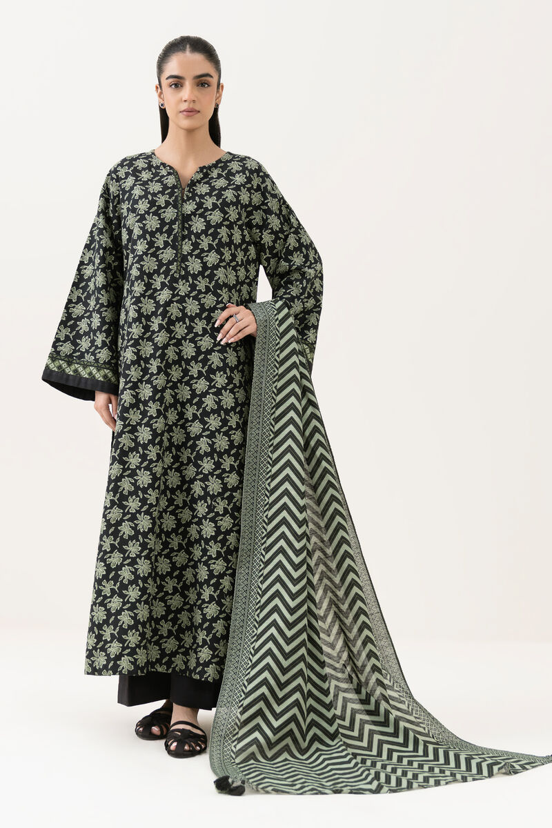 2 Piece - Printed Khaddar Suit