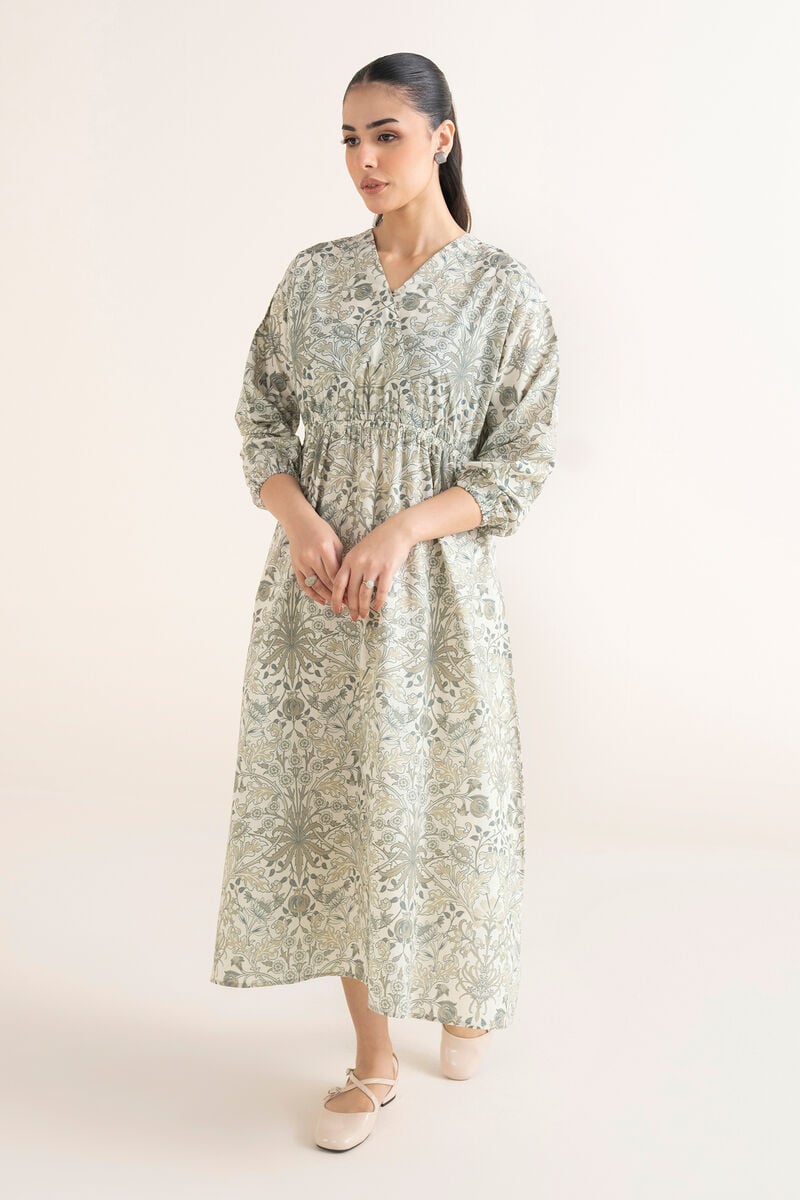 Printed Cambric Dress