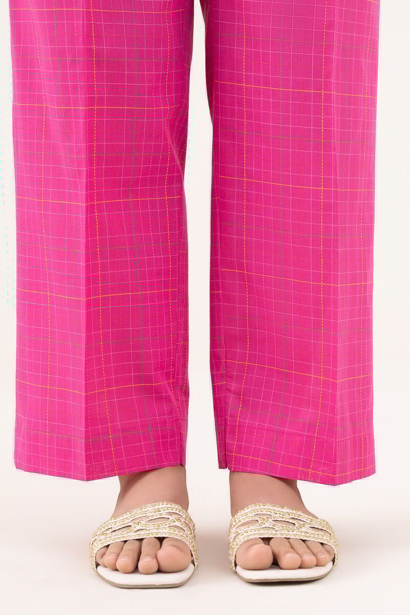 Solid Dobby Straight Pants