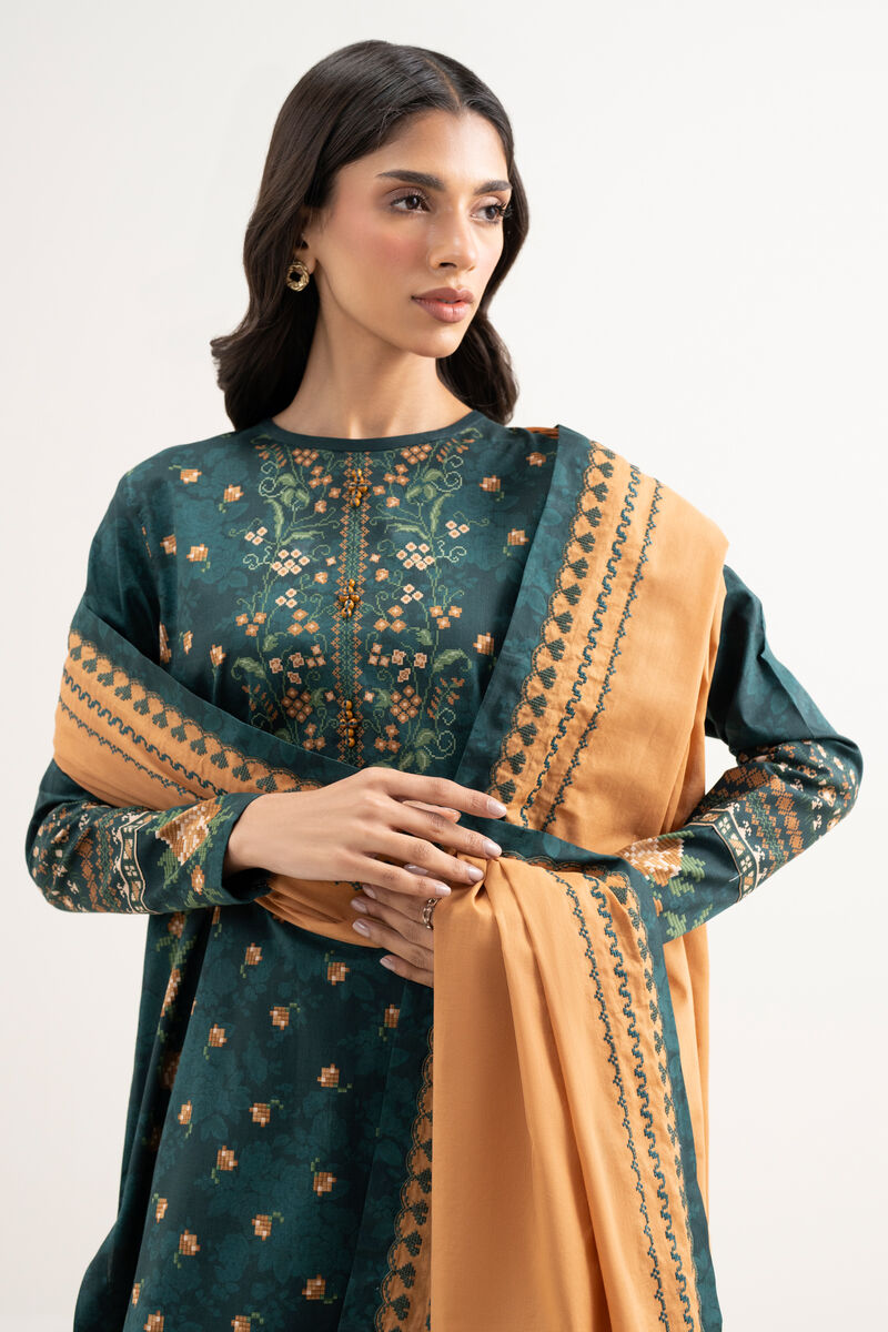 3 Piece - Embroidered Lawn Suit