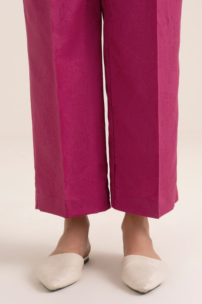 Solid Jacquard Culottes