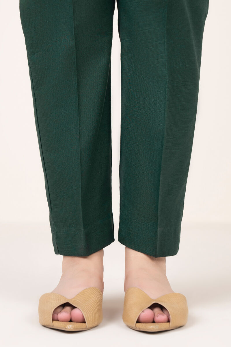 Solid Khaddar Straight Pants