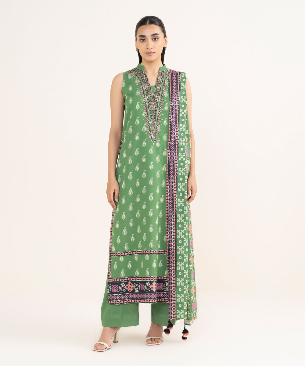 Unstitched 3 PC 0U3PEDY25V77 Sapphire PK
