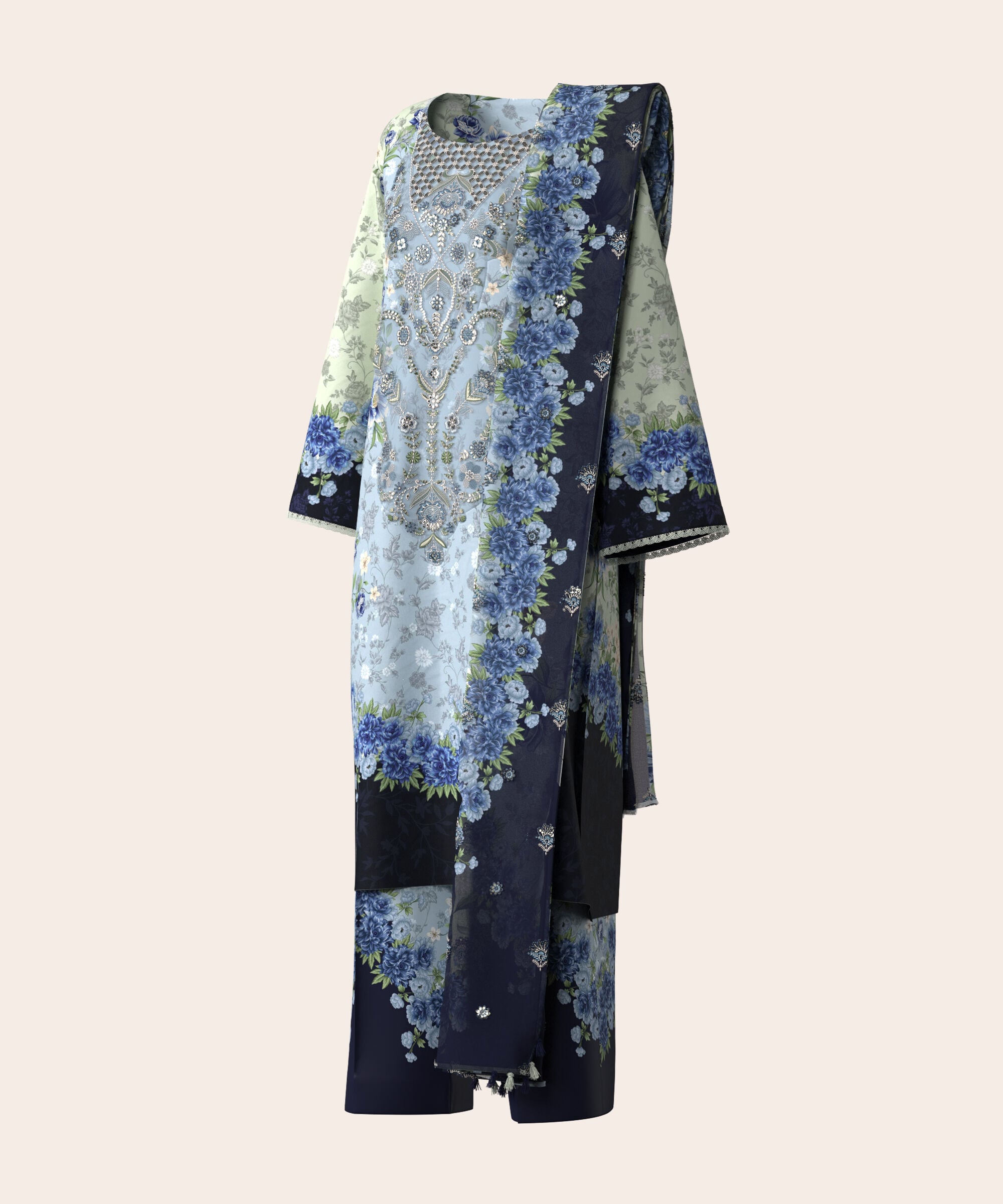 Unstitched 3 PC PPEWS26CL435