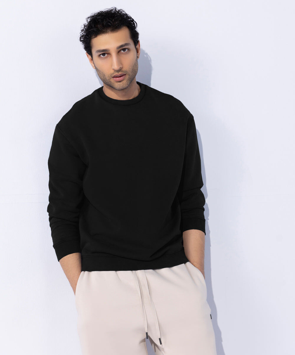 Women's Western Wear Black Sweatshirt