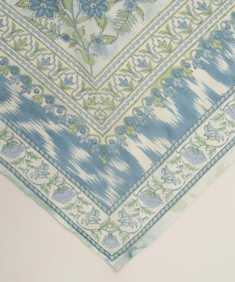 Lawn Printed Blue Dupatta