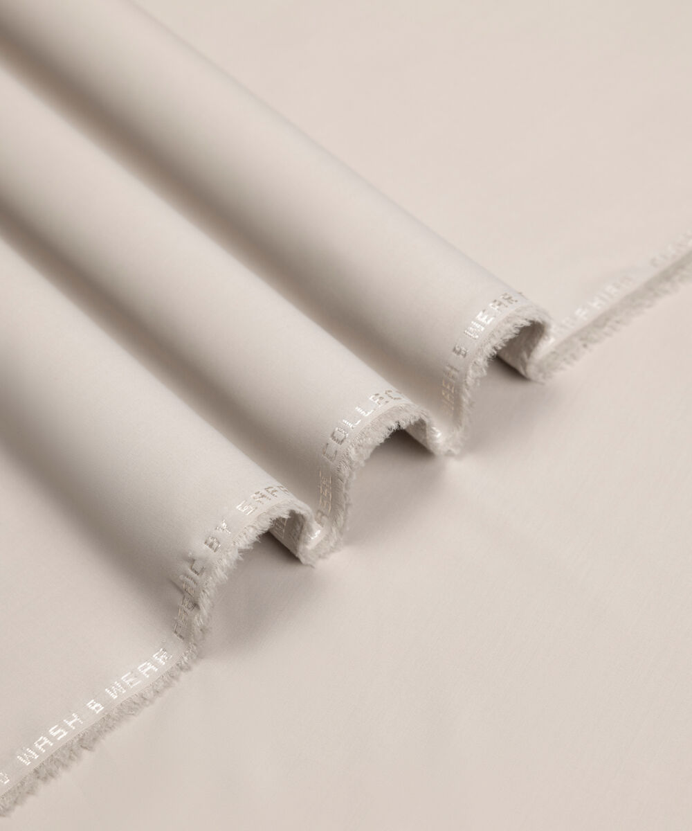 Men's Unstitched Two-Piece Beige Refined Wash & Wear Suit