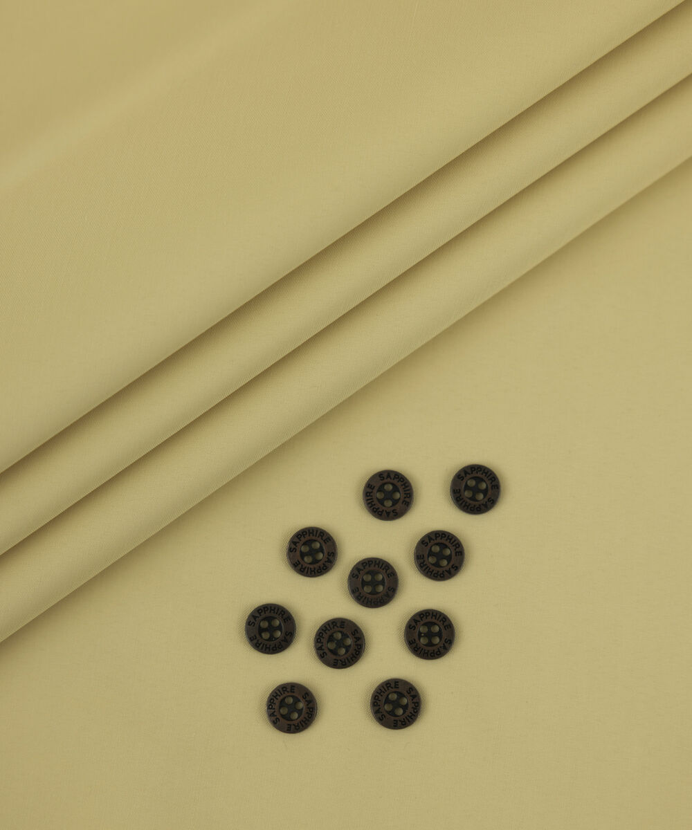 Men's Unstitched 2-Piece Luxury Boski Mustard Suit