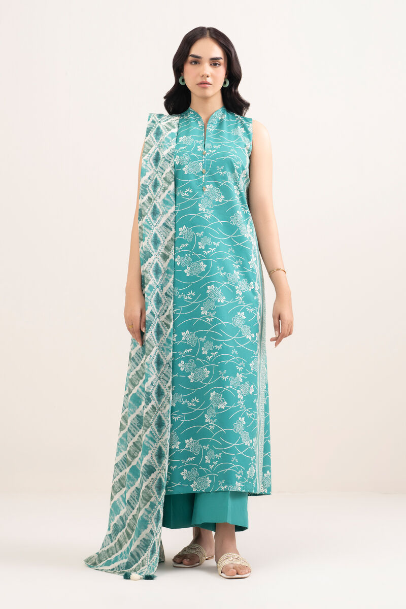 3 Piece - Printed Lawn Suit