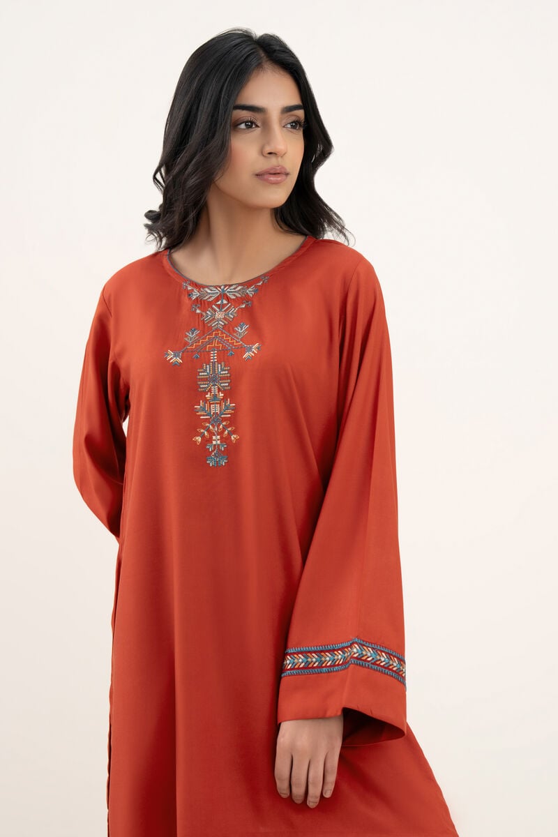 Embroidered Viscose Linen Shirt