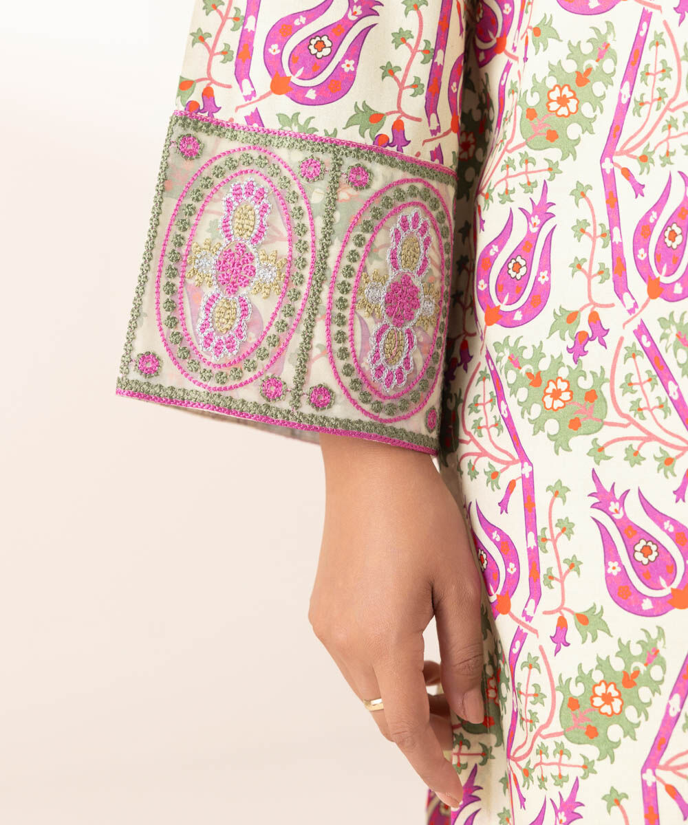 Woman - Multi Printed Cambric Shirt