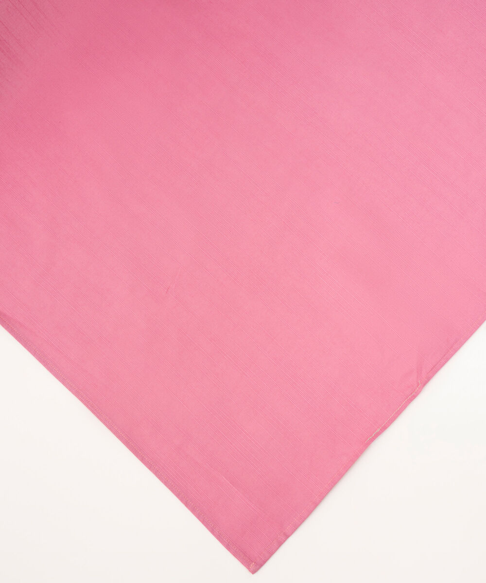Solid Light Khaddar Pink Dupatta