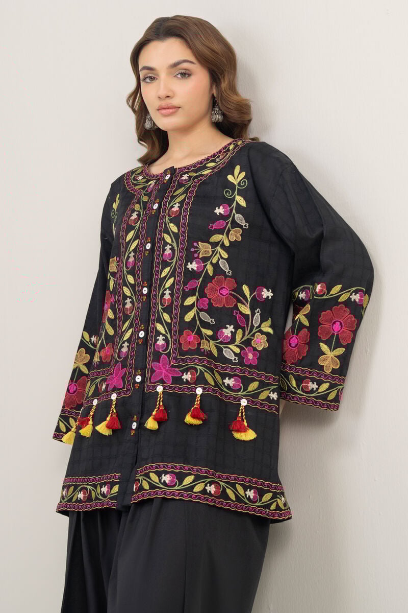 Embroidered Dobby Shirt