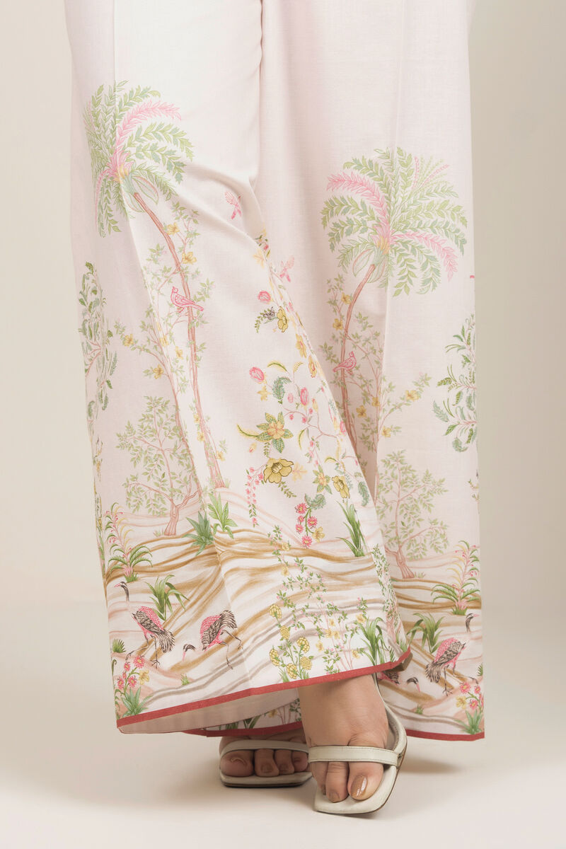 Printed Lawn Flared Pants