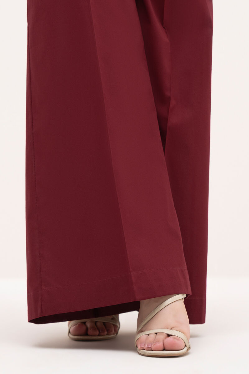 Solid Cambric Flared Pants