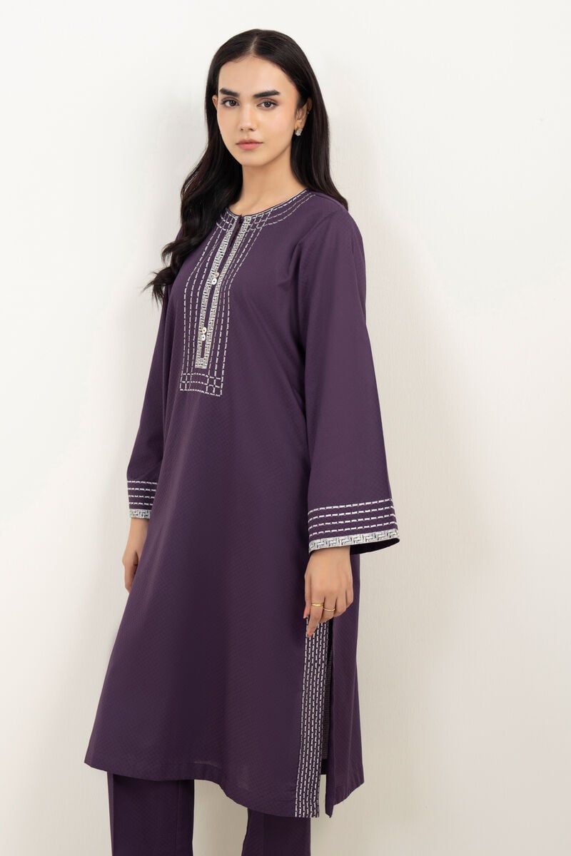 Embroidered Dobby Shirt