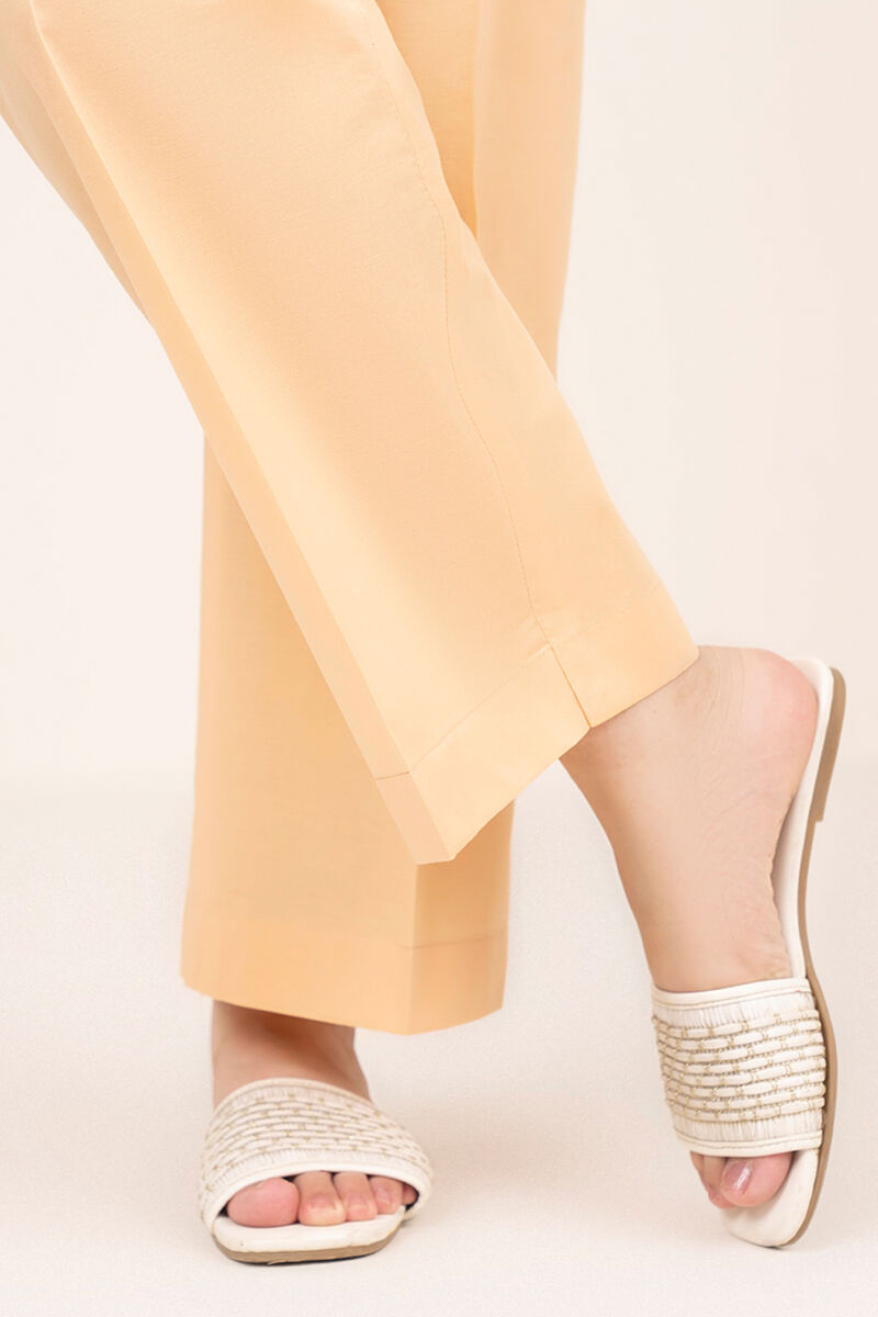 Solid Cambric Straight Pants