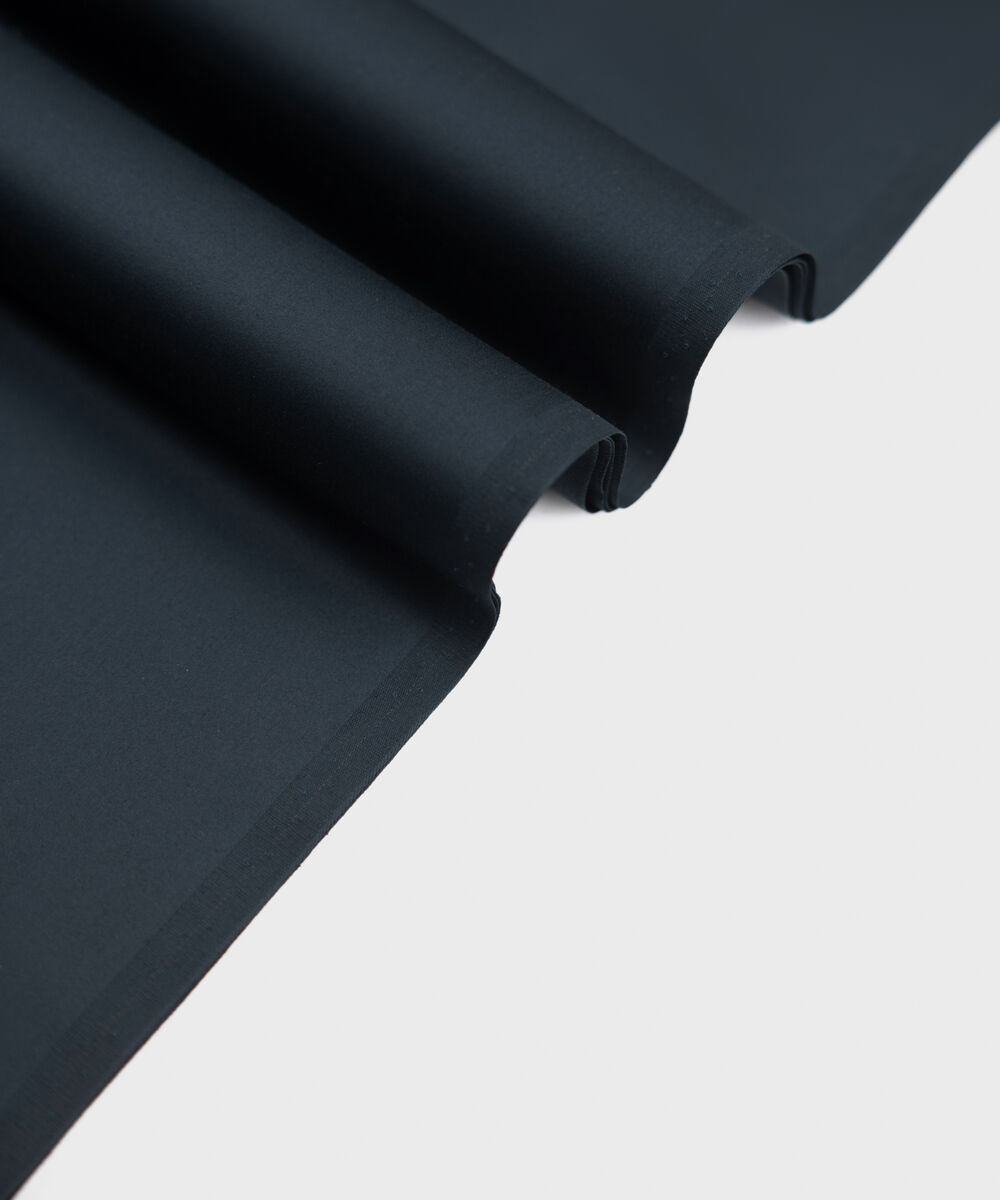 Men's Unstitched Two-Piece Premium Cotton Satin Off White Suit.