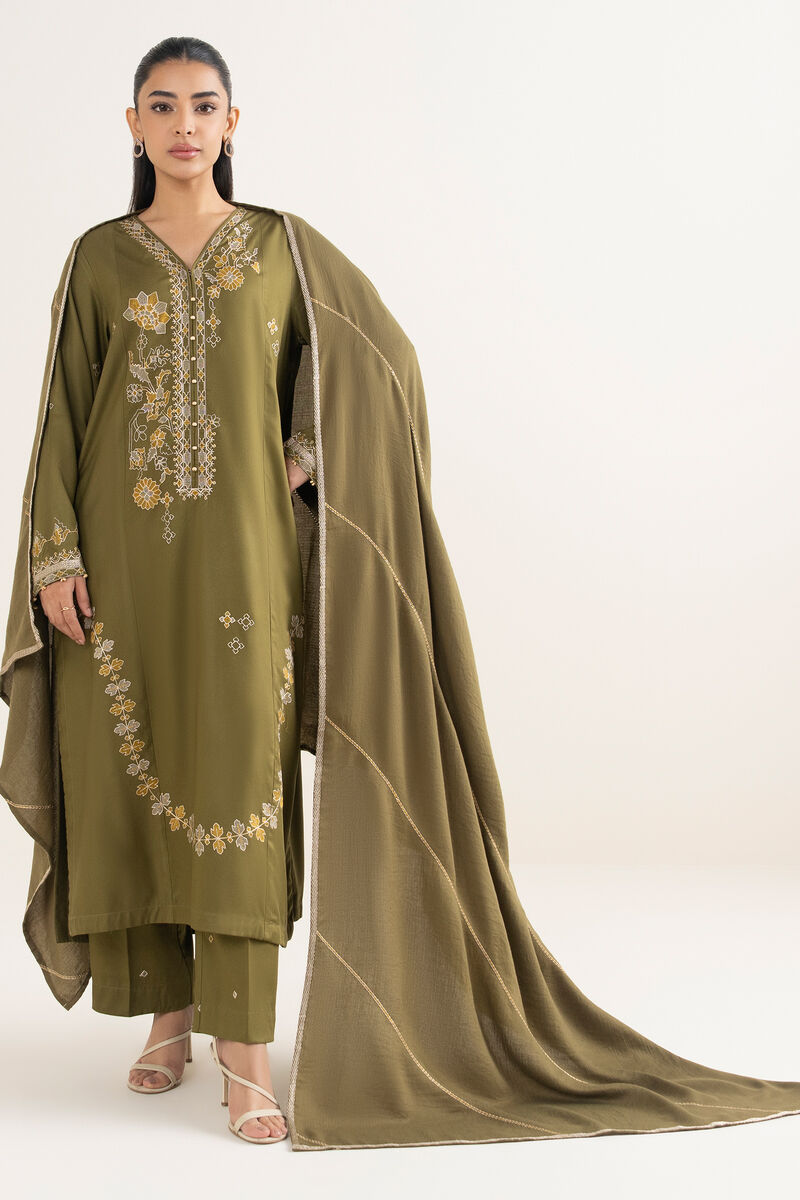 Embroidered Blended Shawl