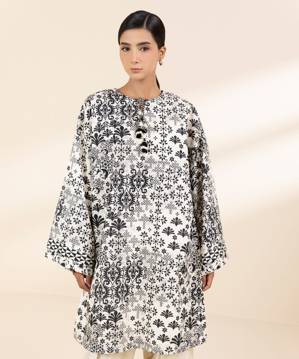 Women's Unstitched Lawn Printed Multi 2 Piece Suit