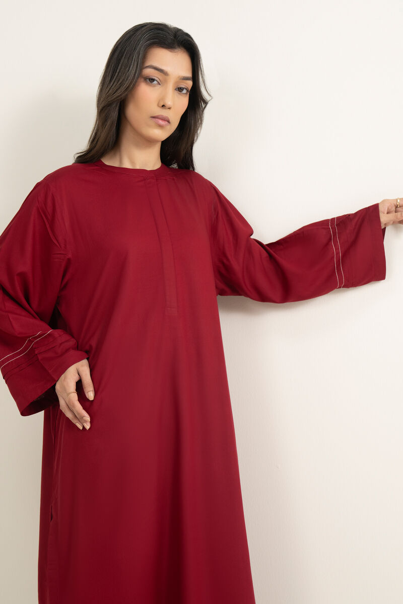 Solid Arabic Lawn Shirt