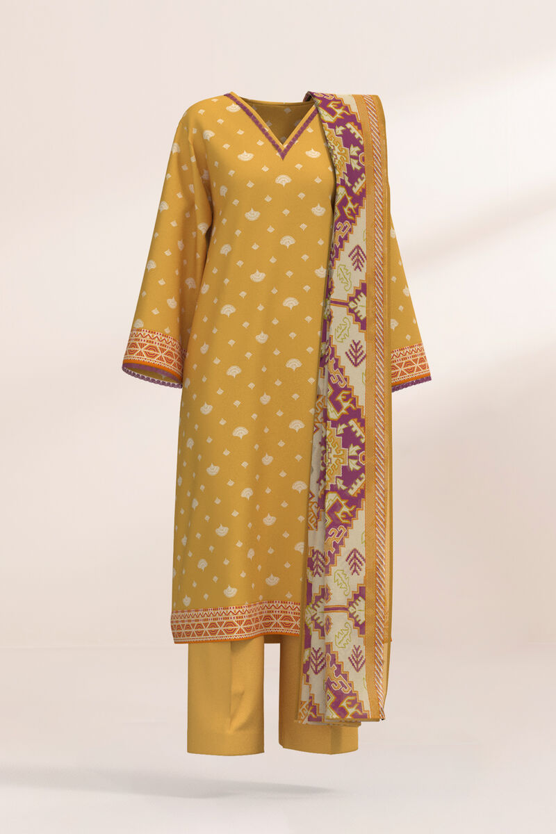 3 Piece - Printed Lawn Suit