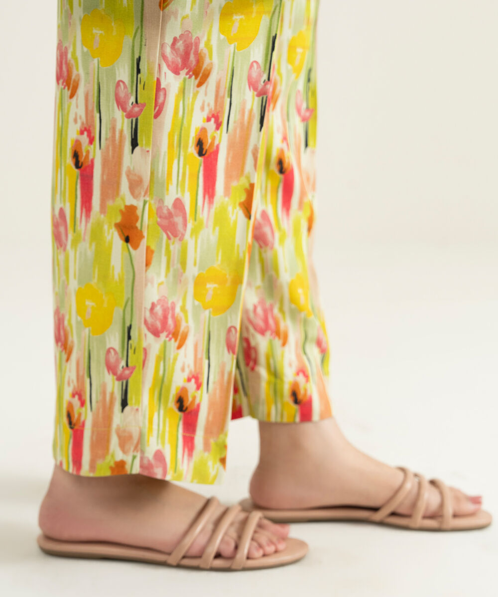 Women's RTW Textured Viscose Printed Multi Culottes