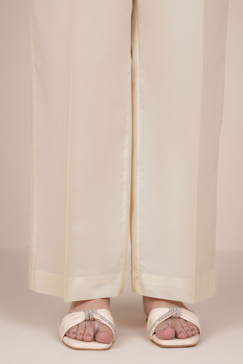 Solid Cambric Straight Pants