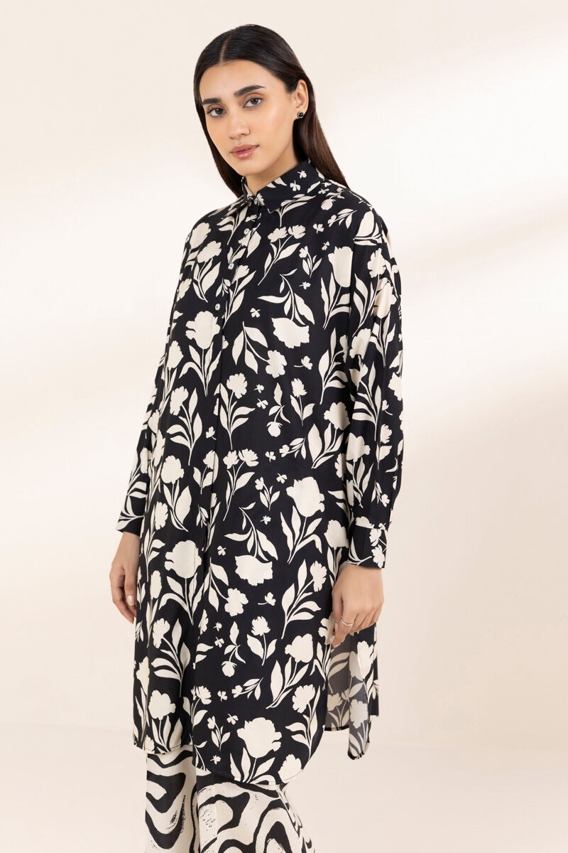 Printed Arabic Lawn Shirt