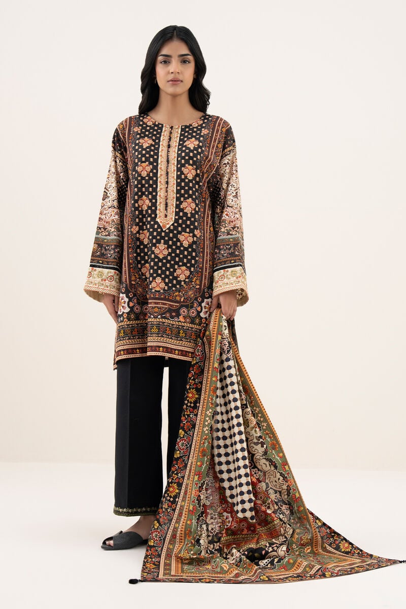 Printed Khaddar Dupatta
