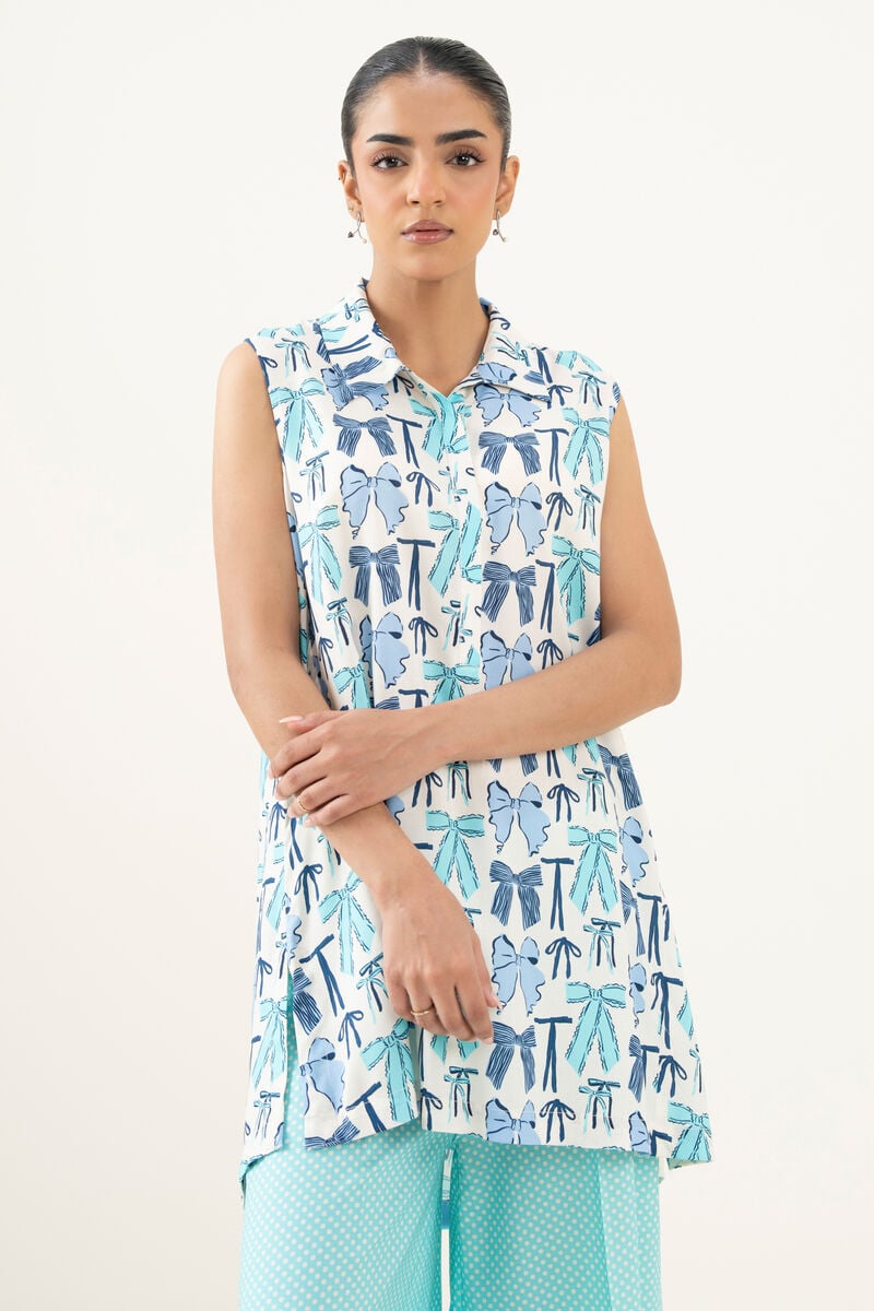 Printed Linen Viscose Shirt