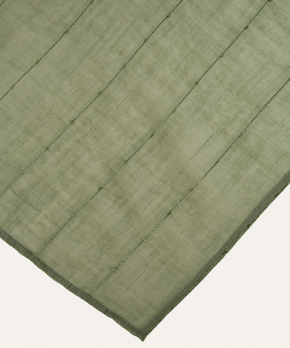 Manar Solid Green Dupatta