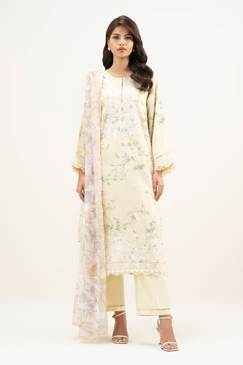 3 Piece - Embroidered Lawn Suit