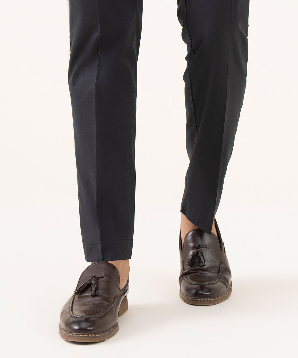 Men's 100% Cotton Plain Black Kurta Trouser