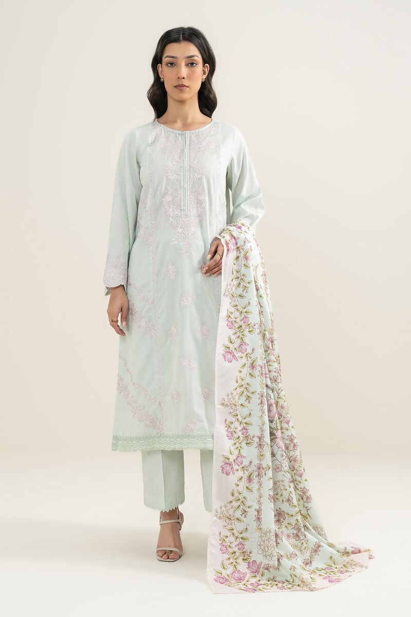 Printed Tussar Silk Dupatta