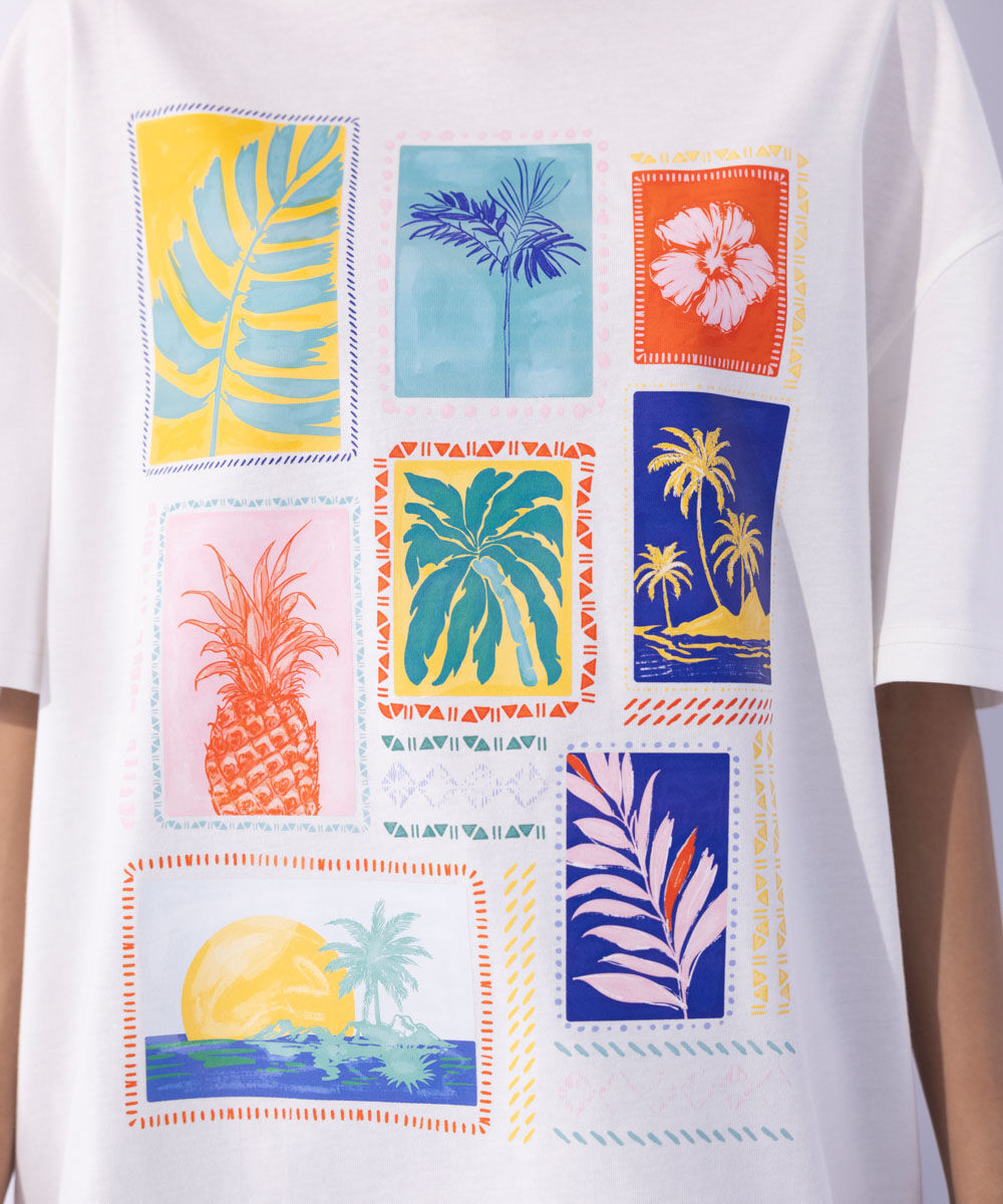 Women's Western Wear Multi Loose Fit Graphic T-Shirt