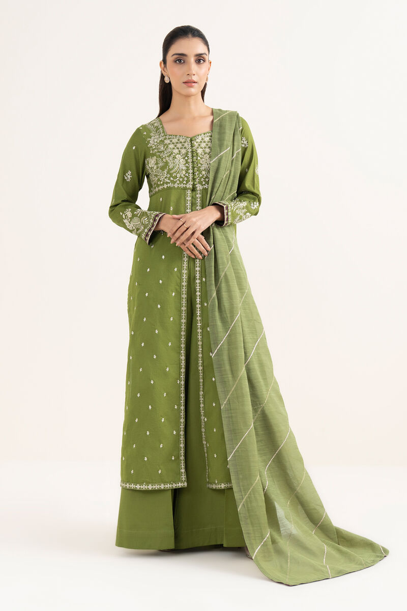 Embroidered Manaar Dupatta