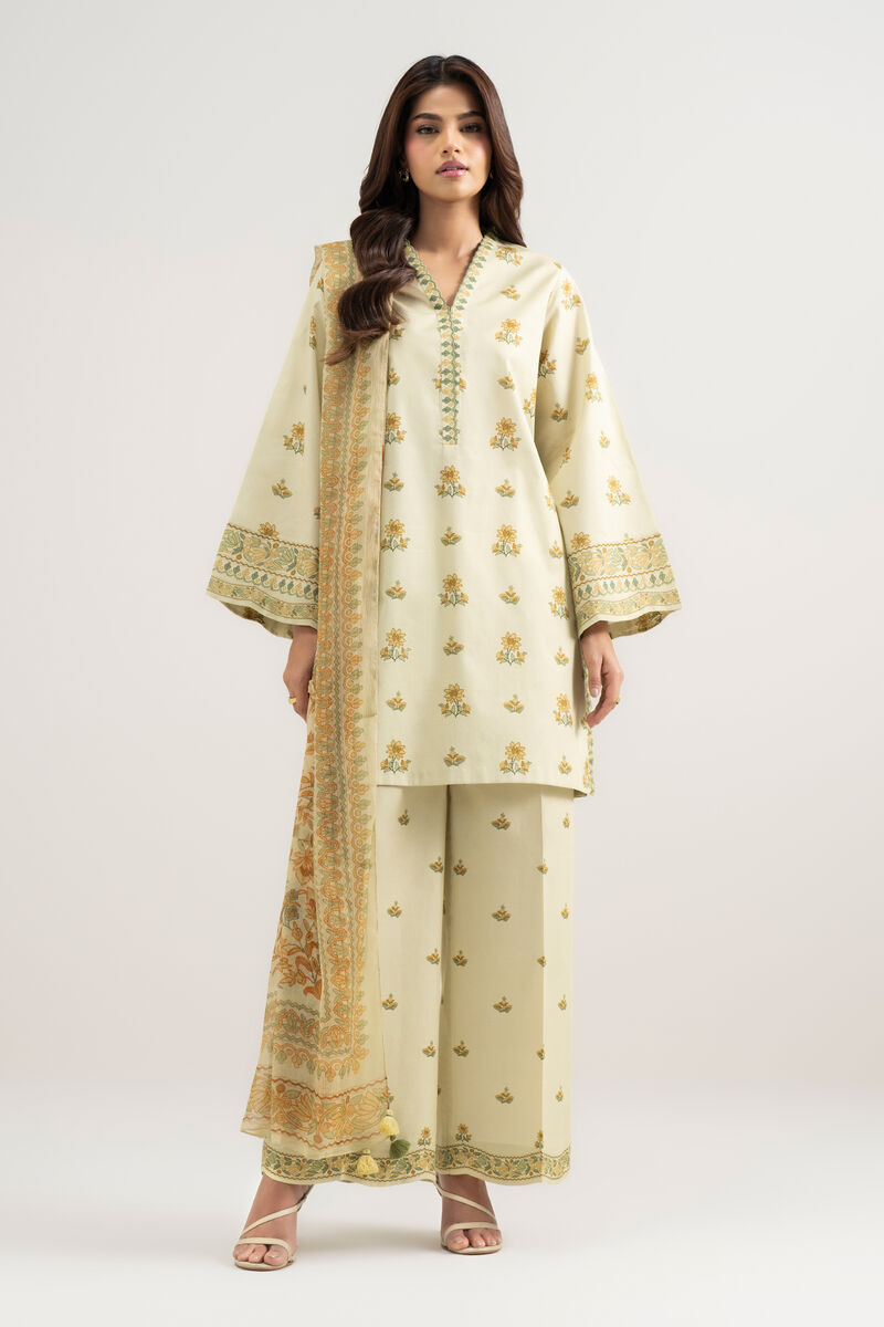 3 Piece - Printed Lawn Suit