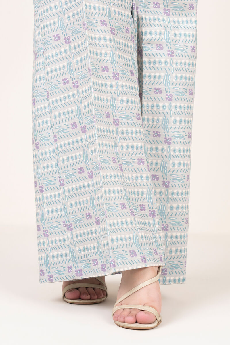 Printed Khaddar Flared Pants