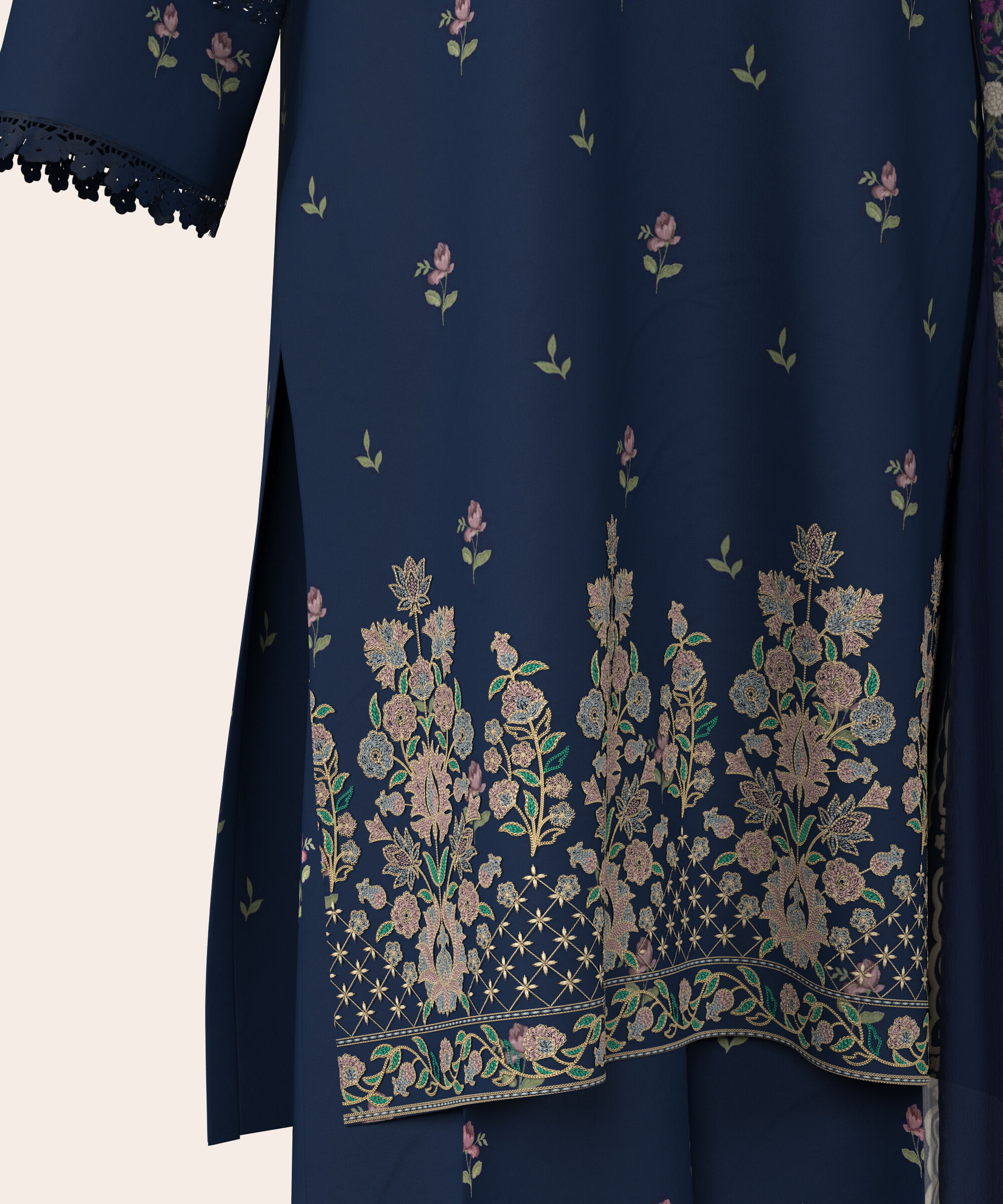 Unstitched 3 PC PPEWS26CL542
